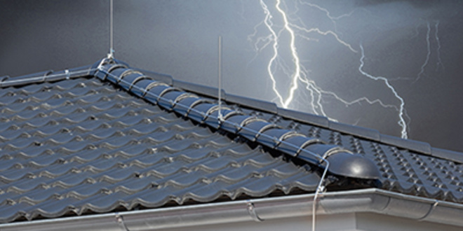 Äußerer Blitzschutz bei AGM-Elektrotechnik in Mühlhausen, Mittelfr (Mühlhausen)